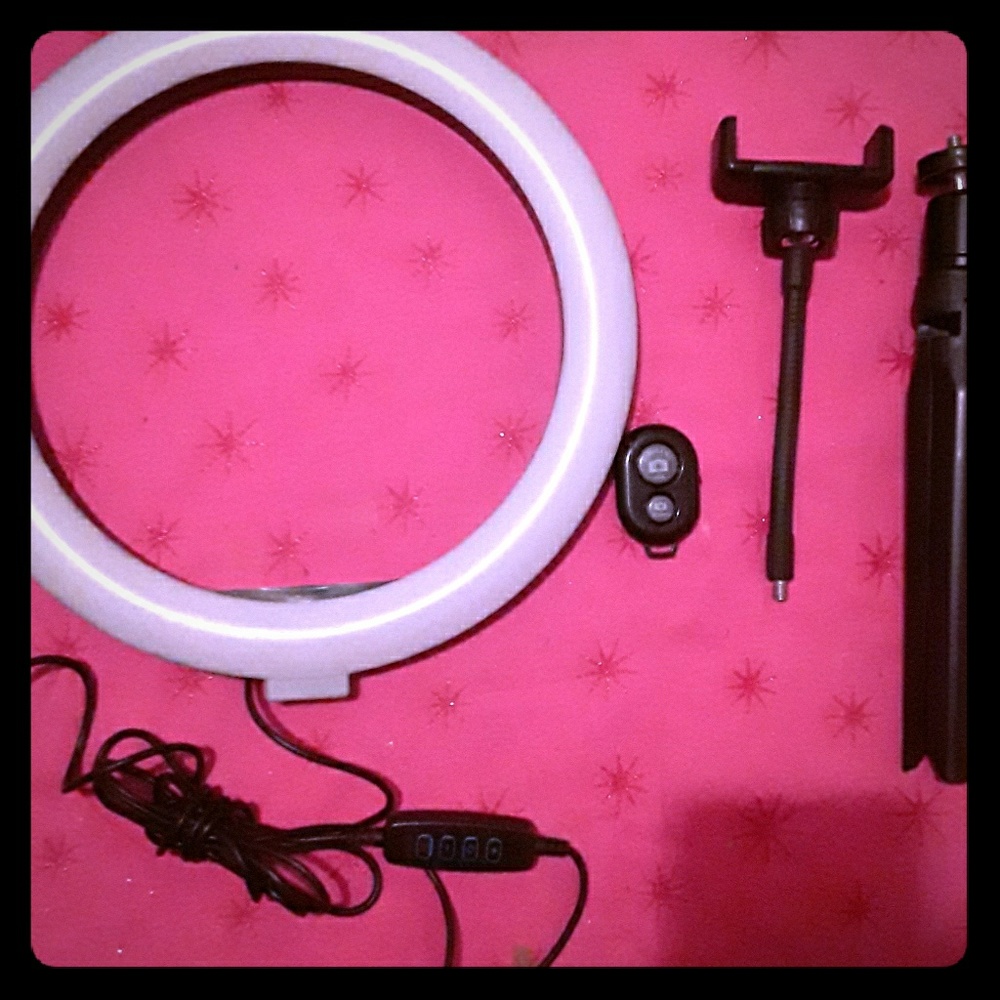 Desktop Ring light with remote